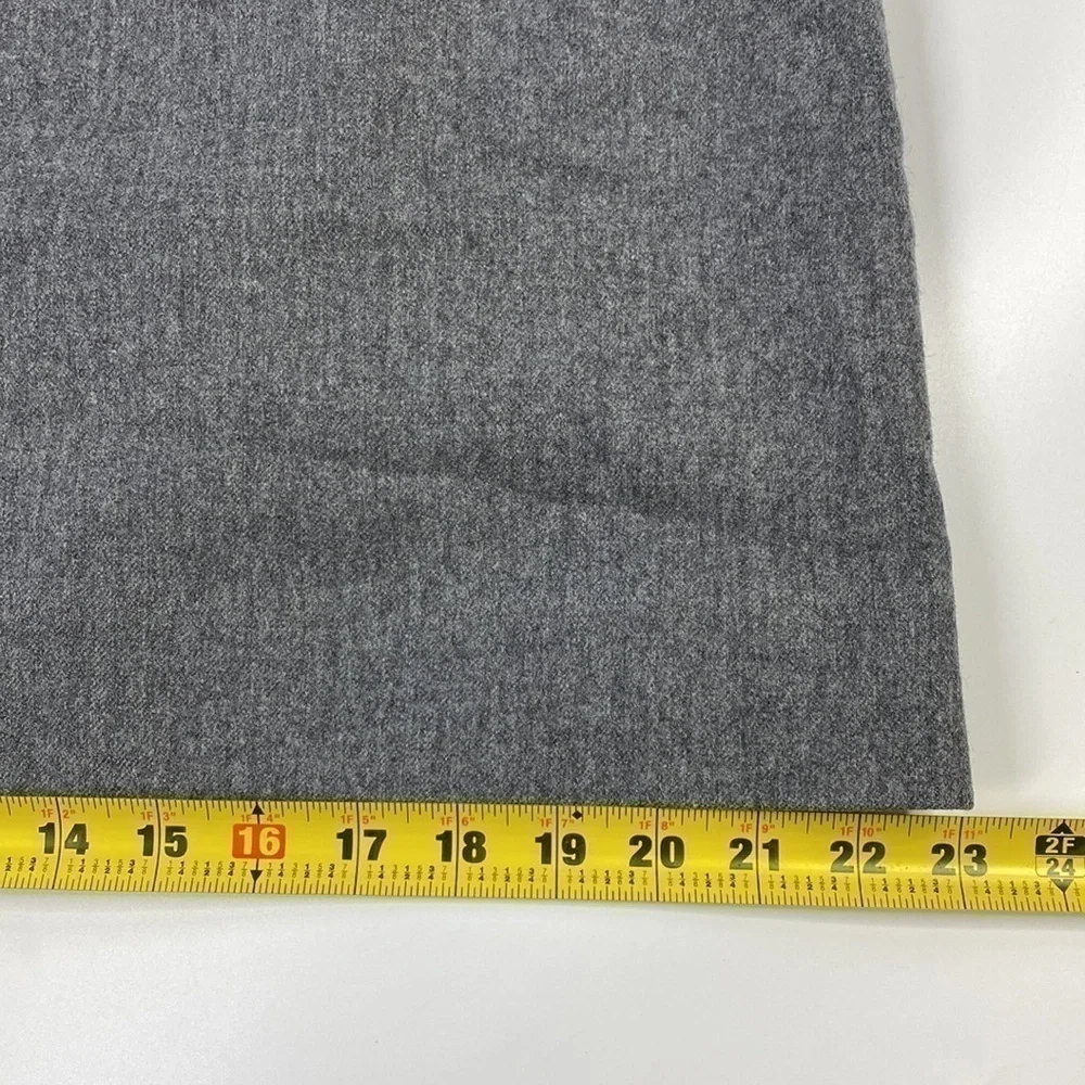 Vintage Pendleton Gray Pure Virgin Wool Pencil Skirt Waist 27